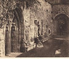 The Cloisters, Tintern Abbey, 1854. Creator: Roger Fenton