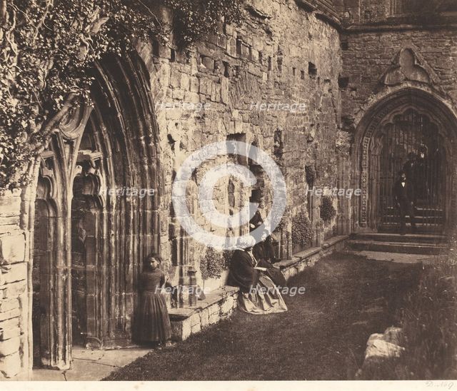 The Cloisters, Tintern Abbey, 1854. Creator: Roger Fenton.