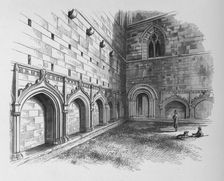 The Cloisters Melrose Abbey, c1880, (1897). Artist: Alexander Francis Lydon