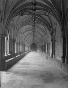 The Cloisters, Norwich Cathedral, Norfolk, c1955. Creator: Arthur Charles Kirby Ware