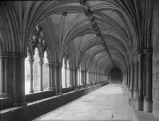 The Cloisters, Norwich Cathedral, Norfolk, c1955. Creator: Arthur Charles Kirby Ware