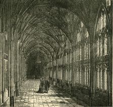 The Cloisters of Gloucester Cathedral 1898. Creator: Unknown