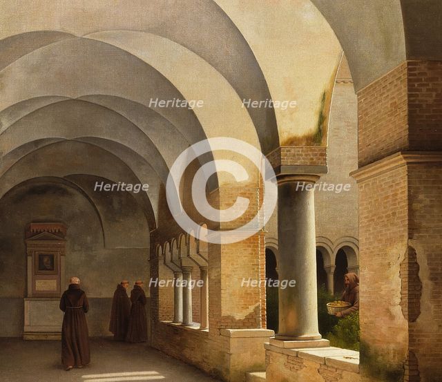 The Cloisters, San Lorenzo fuori le mura, 1824. Creator: CW Eckersberg.
