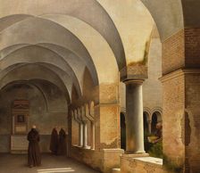The Cloisters, San Lorenzo fuori le mura, 1824. Creator: CW Eckersberg