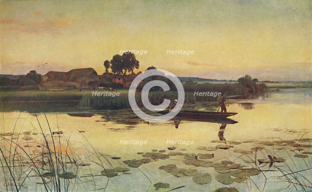 'The Close of a Midsummer's Day', 1879. Creator: Sir Ernest Albert Waterlow.