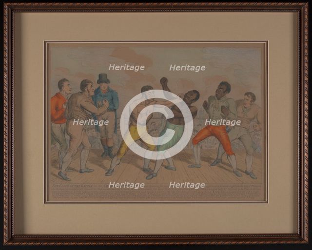 The Close of the Battle or the Champion Triumphant, October 3, 1811. Creator: Unknown.
