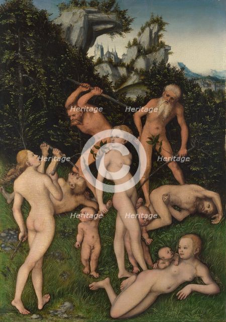 The Close of the Silver Age, ca 1530. Artist: Cranach, Lucas, the Elder (1472-1553)
