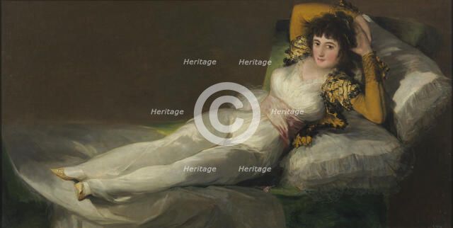 The Clothed Maja, c. 1800. Artist: Goya, Francisco, de (1746-1828)