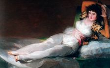 The Clothed Maja c1800. Artist: Francisco Goya