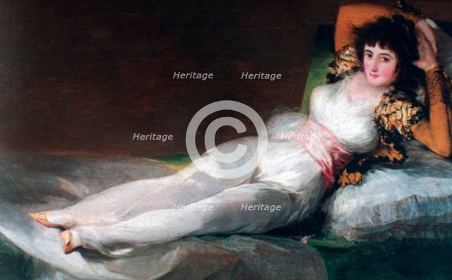 'The Clothed Maja', c1800. Artist: Francisco Goya