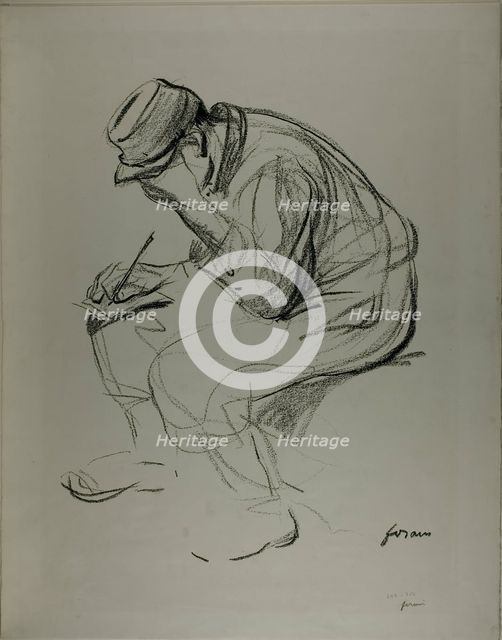 The Clothing of the Prisoner of war, c. 1915. Creator: Jean Louis Forain.