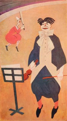 The Clown. Mural Decoration in Boulestin's Restaurant, London c1927. Artist: Jean-Emile Laboureur