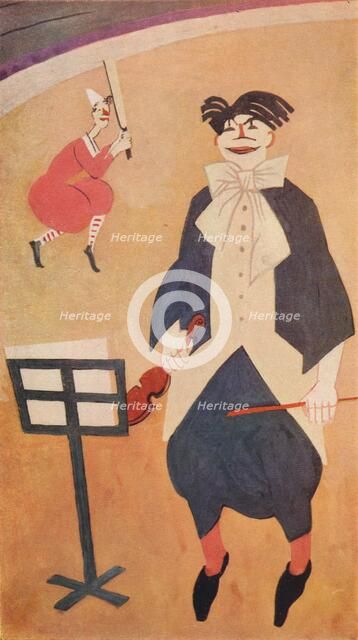 The Clown. Mural Decoration in Boulestin's Restaurant, London', c1927. Artist: Jean-Emile Laboureur.