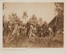 The Clowns, Animal Dance, Cheyenne, 1927. Creator: Edward Sheriff Curtis