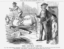 The Clumsy Groom 1859. Creator: Unknown