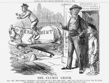 The Clumsy Groom 1859. Creator: Unknown