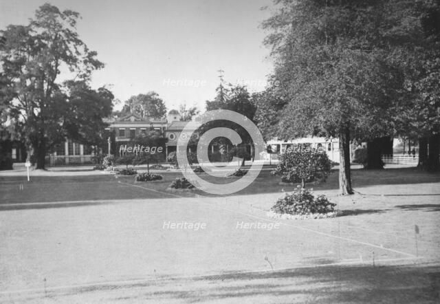 'The Club house at Ranelagh', c1890, (1912). Artist: Unknown.