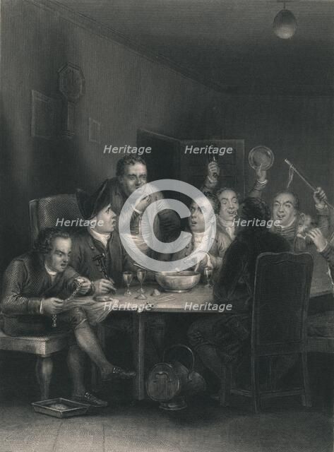 'The Clubbists', 1860. Artist: William Greatbach.