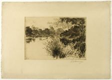 The Clyde Near Carmyle, 1889. Creator: David Young Cameron