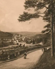 The Clyde at Kirkfieldbank, from the Braes near Lanark 1902