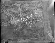 The Co-operative Wholesale Society Ltd Margarine Works, Irlam, Greater Manchester, c1930s. Creator: Arthur William Hobart