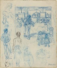 The Coconut Merchant, late 19th-early 20th century. Creator: Theophile Alexandre Steinlen