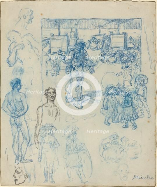 The Coconut Merchant, late 19th-early 20th century. Creator: Theophile Alexandre Steinlen.