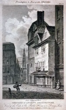 The Cock and Magpie Public House, Drury Lane, Westminster, London, 1807. Artist: Samuel Rawle