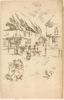 The Cock and the Pump, c. 1887. Creator: James Abbott McNeill Whistler