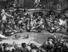 The Cock-pit 1759.Artist: William Hogarth