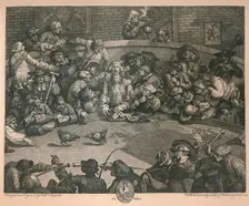The Cock-pit 1759. Artist: William Hogarth