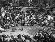 The Cock-pit 1759.Artist: William Hogarth