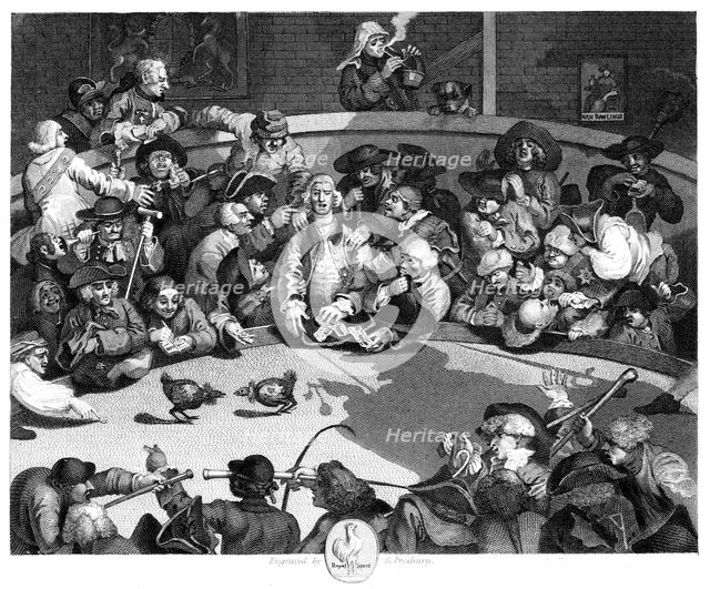 'The Cock Pit', c1840. Artist: George Presbury