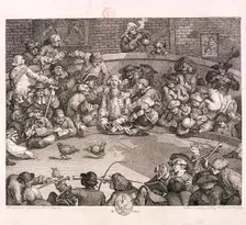 The cockpit London, 1759. Artist: William Hogarth