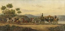 The Coach of Mangkoe Nagoro IV, c.1870. Creator: Pieter Haaxman