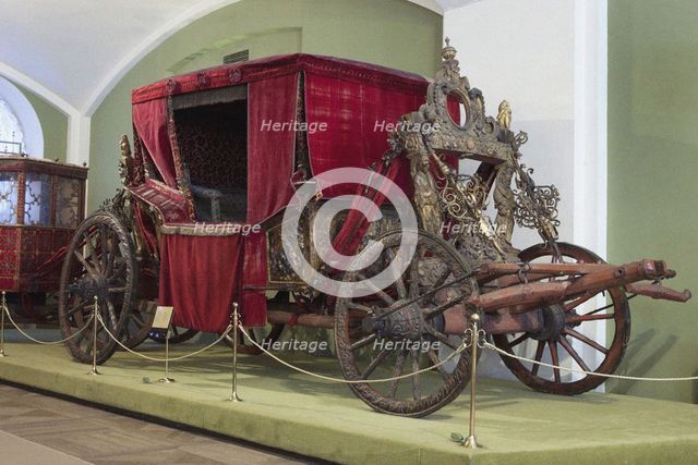 The Coach of Tsar Boris Godunov, the gift from Queen Elisabeth I.