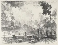 The Coal Mine, 1916. Creator: Joseph Pennell