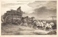 The Coal Waggon, 1821. Creator: Theodore Gericault