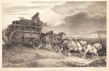 The Coal Waggon, 1821. Creator: Theodore Gericault