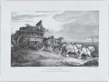 The Coal Waggon [sic.], 1821. Creator: Theodore Gericault