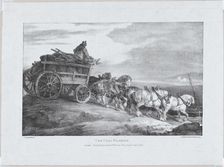 The Coal Waggon [sic.], 1821. Creator: Theodore Gericault