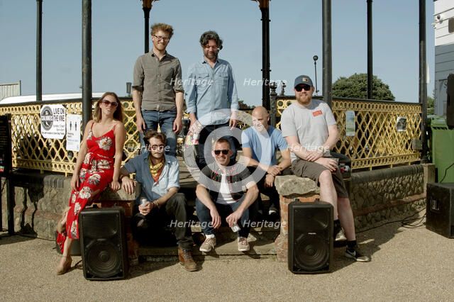 The Coalminers, Jazz on the Vine, Sevenoaks, Kent, 13 Sep 2020. Creator: Brian O'Connor.
