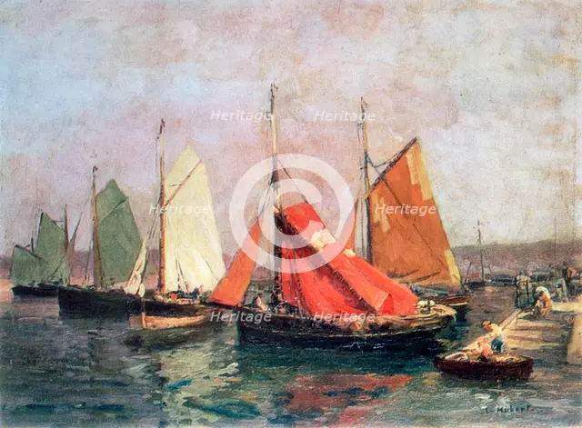 The Coast of Breton', c1907-1915. Artist: Leon Hubert