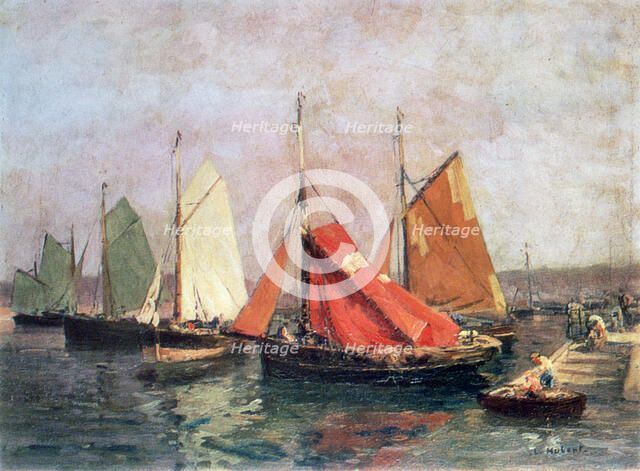 The Coast of Breton', c1907-1915. Artist: Leon Hubert