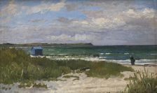 The coast at Hornbæk, 1866-1915. Creator: Carl Ludvig Locher