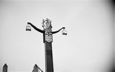 The coat of arms of the City of Westminster, London, c1945-c1965. Artist: SW Rawlings