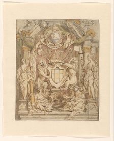The coat of arms of Van der Linden, 1630-1635. Creator: Jacob Jordaens