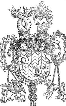 The Coat of Arms of Florian Waldauf 1500 (1906). Artist: Albrecht Durer