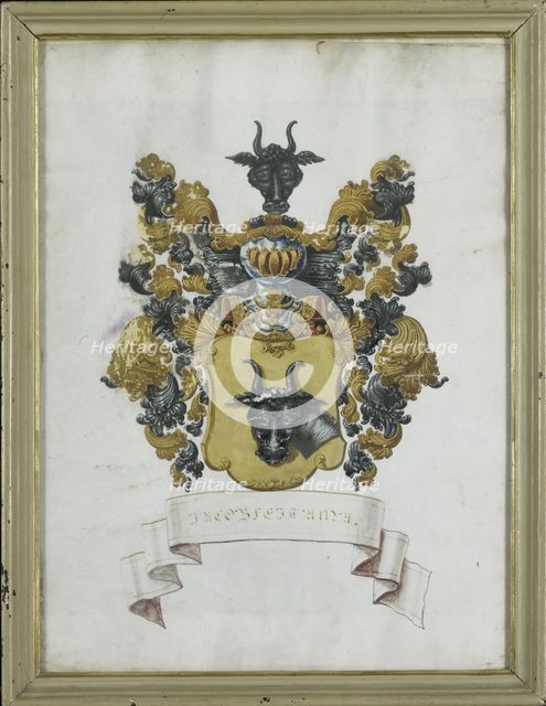 The coat of arms of Jacob Feitama II (1698-1774), 1725-1774. Creator: Anon.