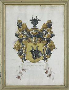 The coat of arms of Jacob Feitama II (1698-1774), 1725-1774. Creator: Anon
